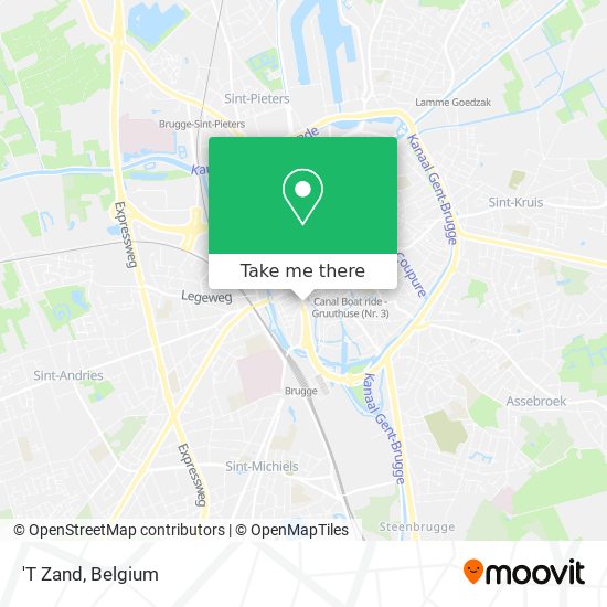 'T Zand map