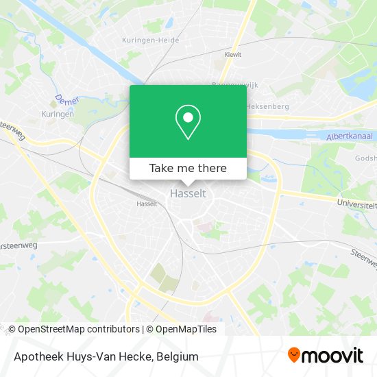 Apotheek Huys-Van Hecke map