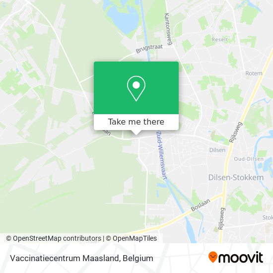 Vaccinatiecentrum Maasland map