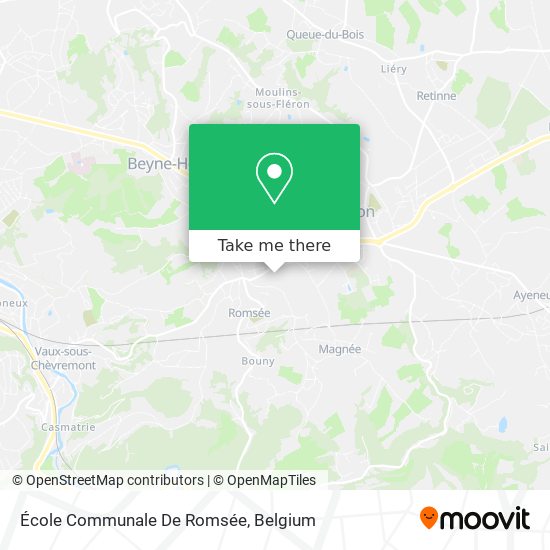 École Communale De Romsée map