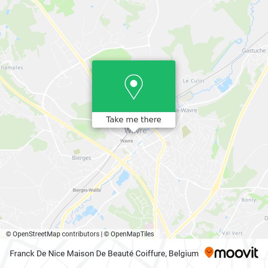 Franck De Nice Maison De Beauté Coiffure map