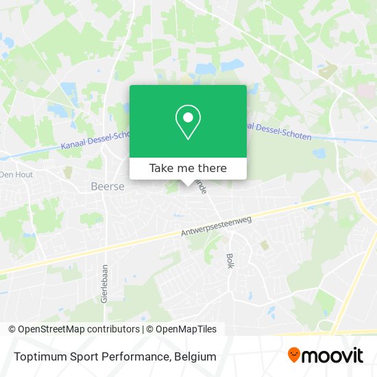Toptimum Sport Performance map