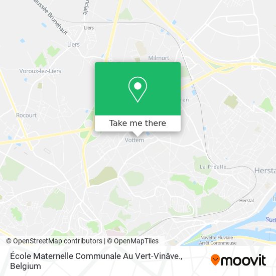 École Maternelle Communale Au Vert-Vinâve. plan