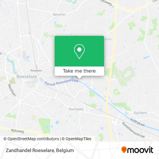 Zandhandel Roeselare map