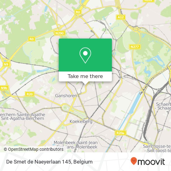 De Smet de Naeyerlaan 145 map