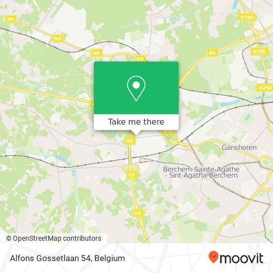 Alfons Gossetlaan 54 map