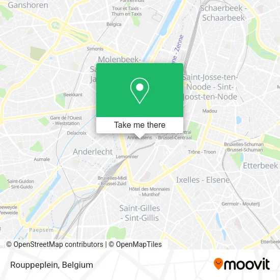 Rouppeplein map