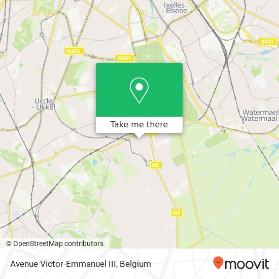 Avenue Victor-Emmanuel III map