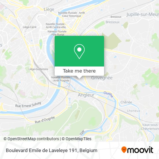 Boulevard Emile de Laveleye 191 map