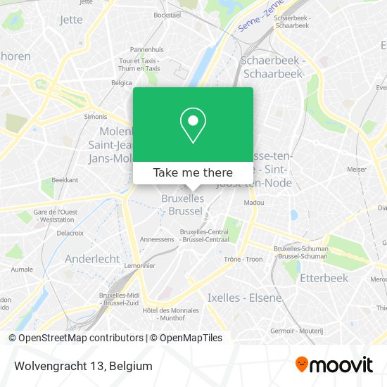 Wolvengracht 13 map
