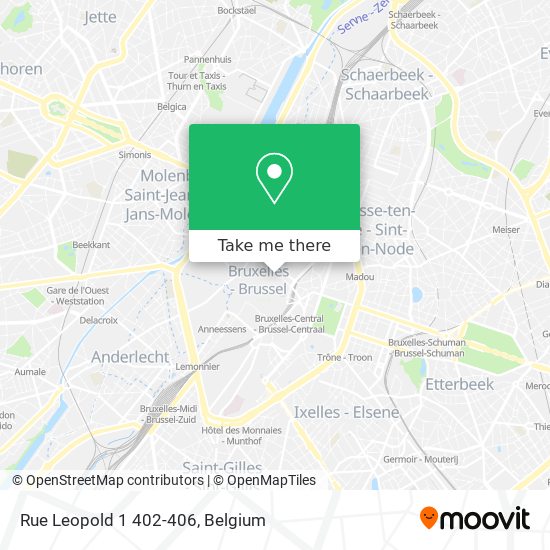 Rue Leopold 1 402-406 map