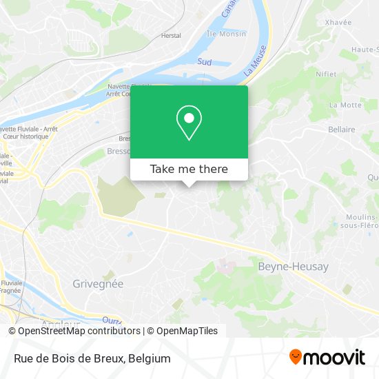 Rue de Bois de Breux map
