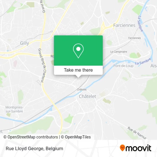 Rue Lloyd George map