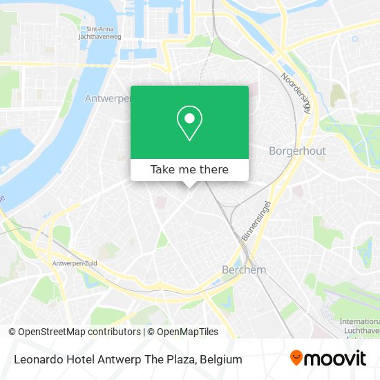 Leonardo Hotel Antwerp The Plaza map