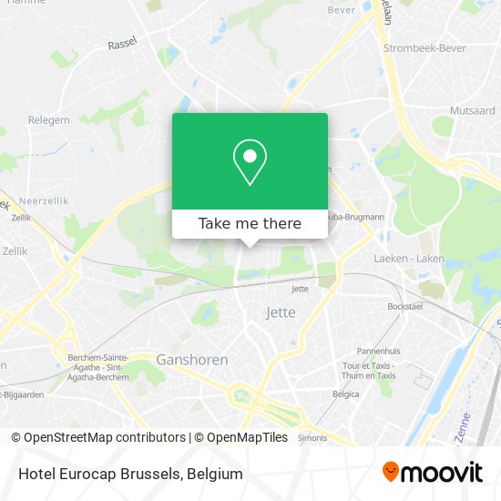 Hotel Eurocap Brussels plan