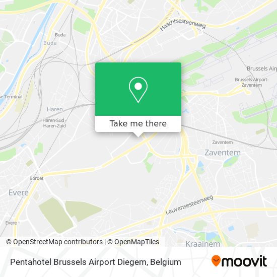 Pentahotel Brussels Airport Diegem plan