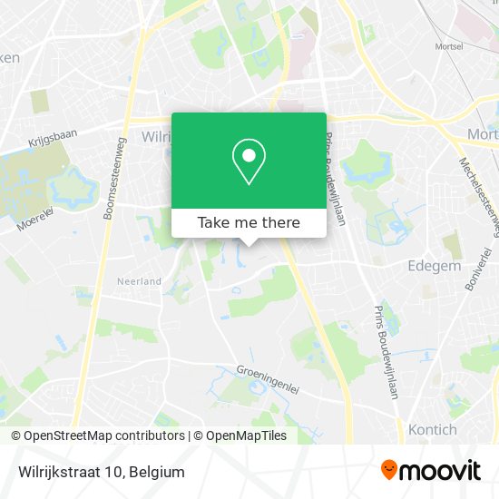 Wilrijkstraat 10 map