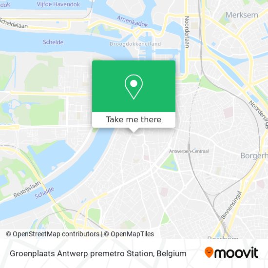 Groenplaats Antwerp premetro Station plan