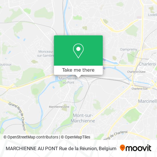 MARCHIENNE AU PONT Rue de la Réunion plan