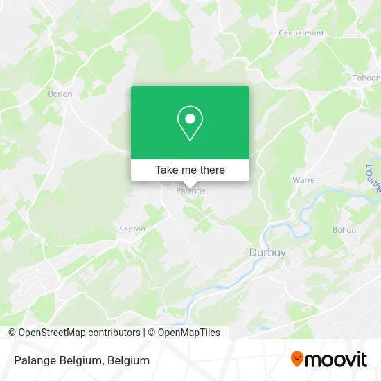 Palange Belgium map