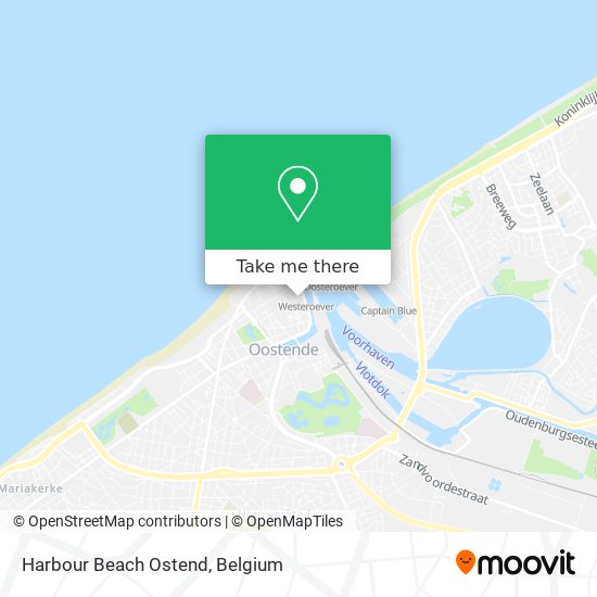 Harbour Beach Ostend map