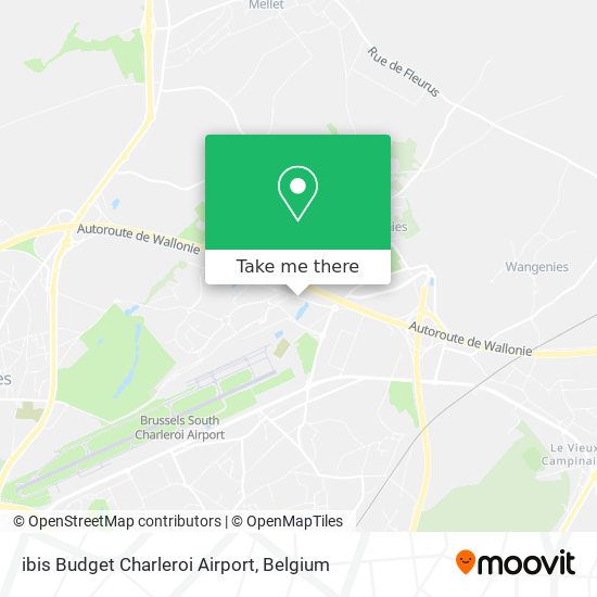 ibis Budget Charleroi Airport plan