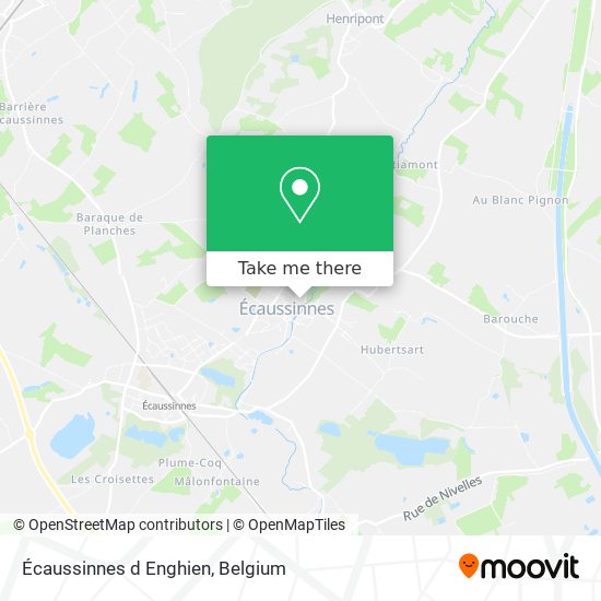 Écaussinnes d Enghien map
