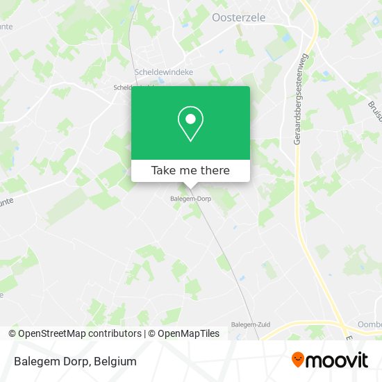 Balegem Dorp map