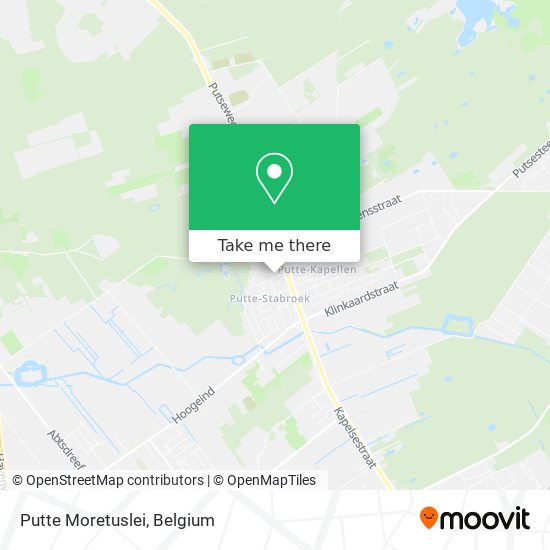 Putte Moretuslei map