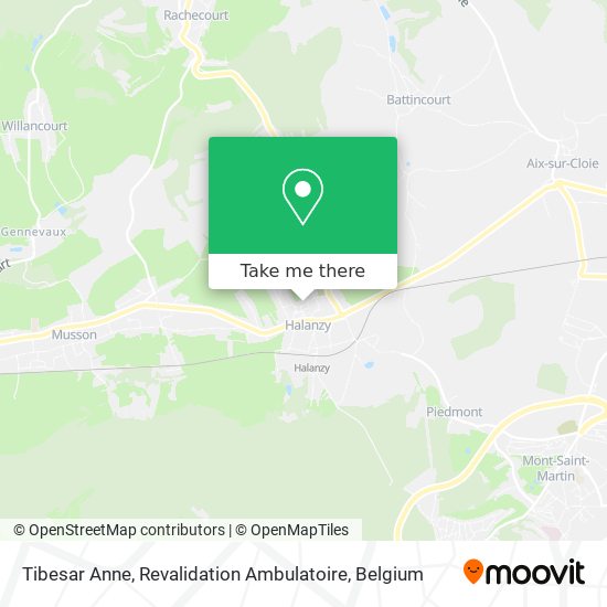 Tibesar Anne, Revalidation Ambulatoire map