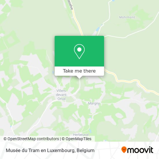 Musée du Tram en Luxembourg plan
