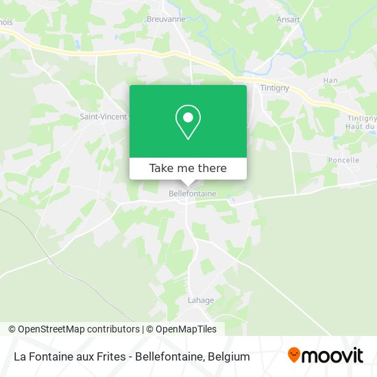 La Fontaine aux Frites - Bellefontaine map