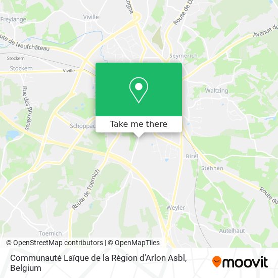Communauté Laïque de la Région d'Arlon Asbl plan