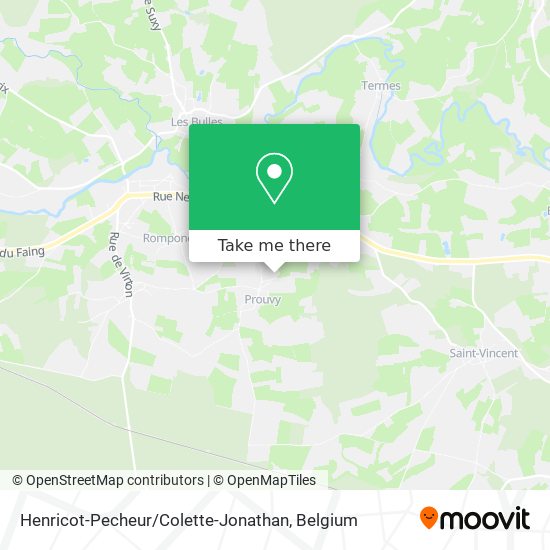 Henricot-Pecheur / Colette-Jonathan map