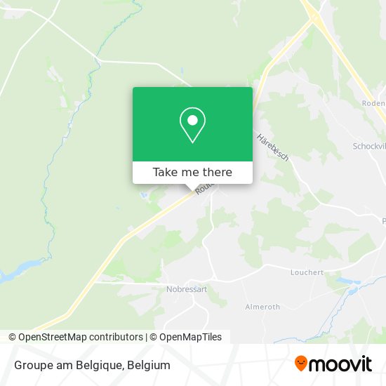 Groupe am Belgique map