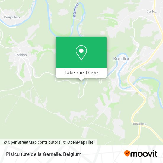 Pisiculture de la Gernelle map