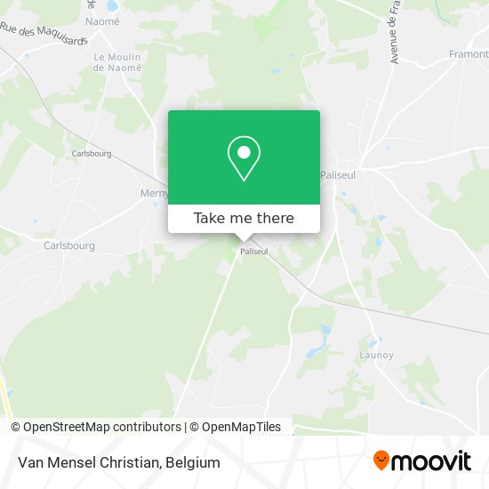 Van Mensel Christian map