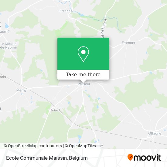 Ecole Communale Maissin map