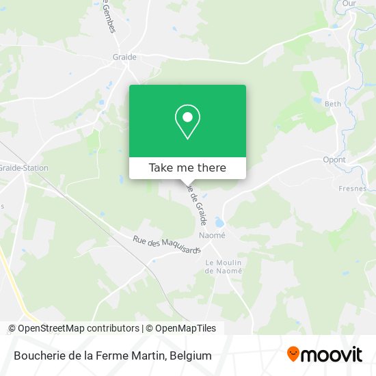 Boucherie de la Ferme Martin plan