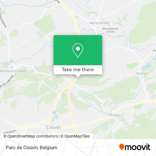 Parc de Couvin plan