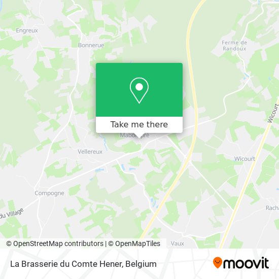 La Brasserie du Comte Hener map