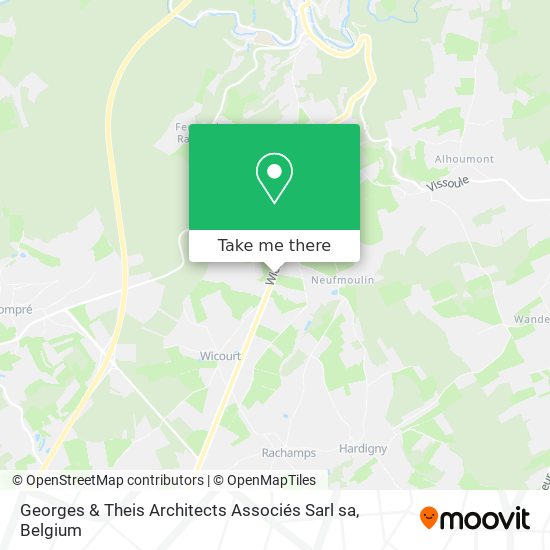 Georges & Theis Architects Associés Sarl sa map