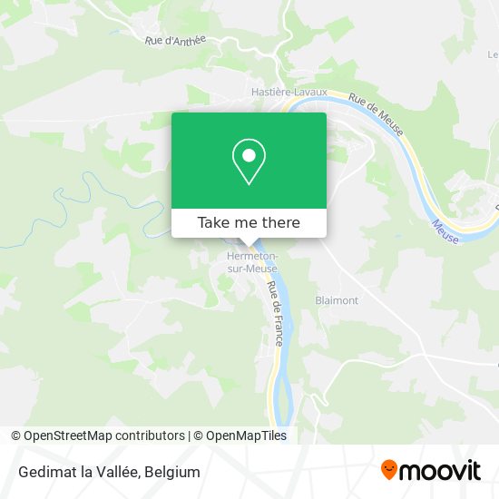 Gedimat la Vallée map