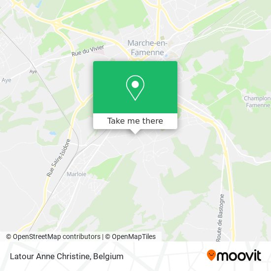 Latour Anne Christine map