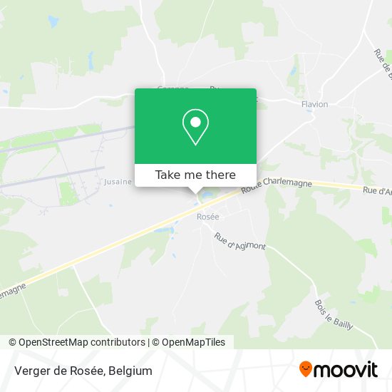 Verger de Rosée map