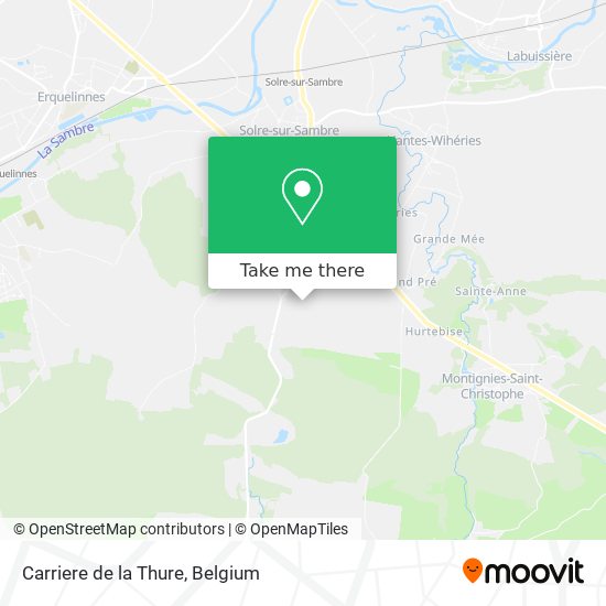 Carriere de la Thure map