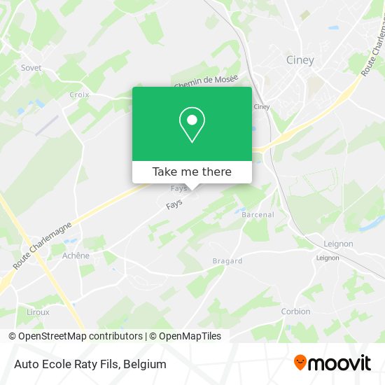 Auto Ecole Raty Fils plan