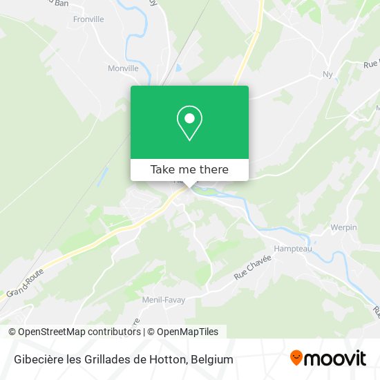 Gibecière les Grillades de Hotton plan