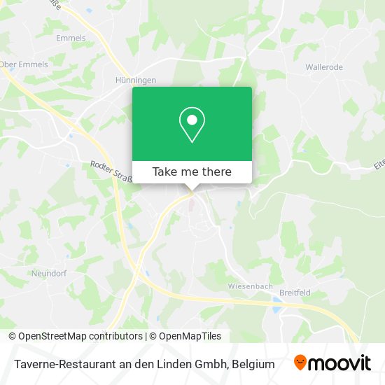 Taverne-Restaurant an den Linden Gmbh plan