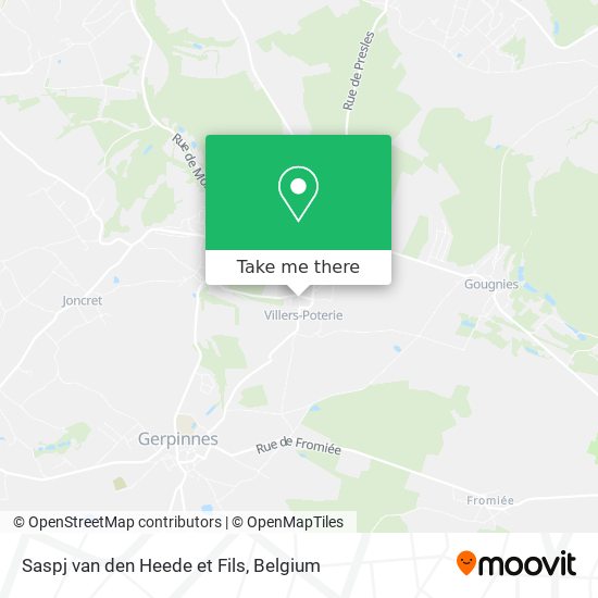 Saspj van den Heede et Fils map